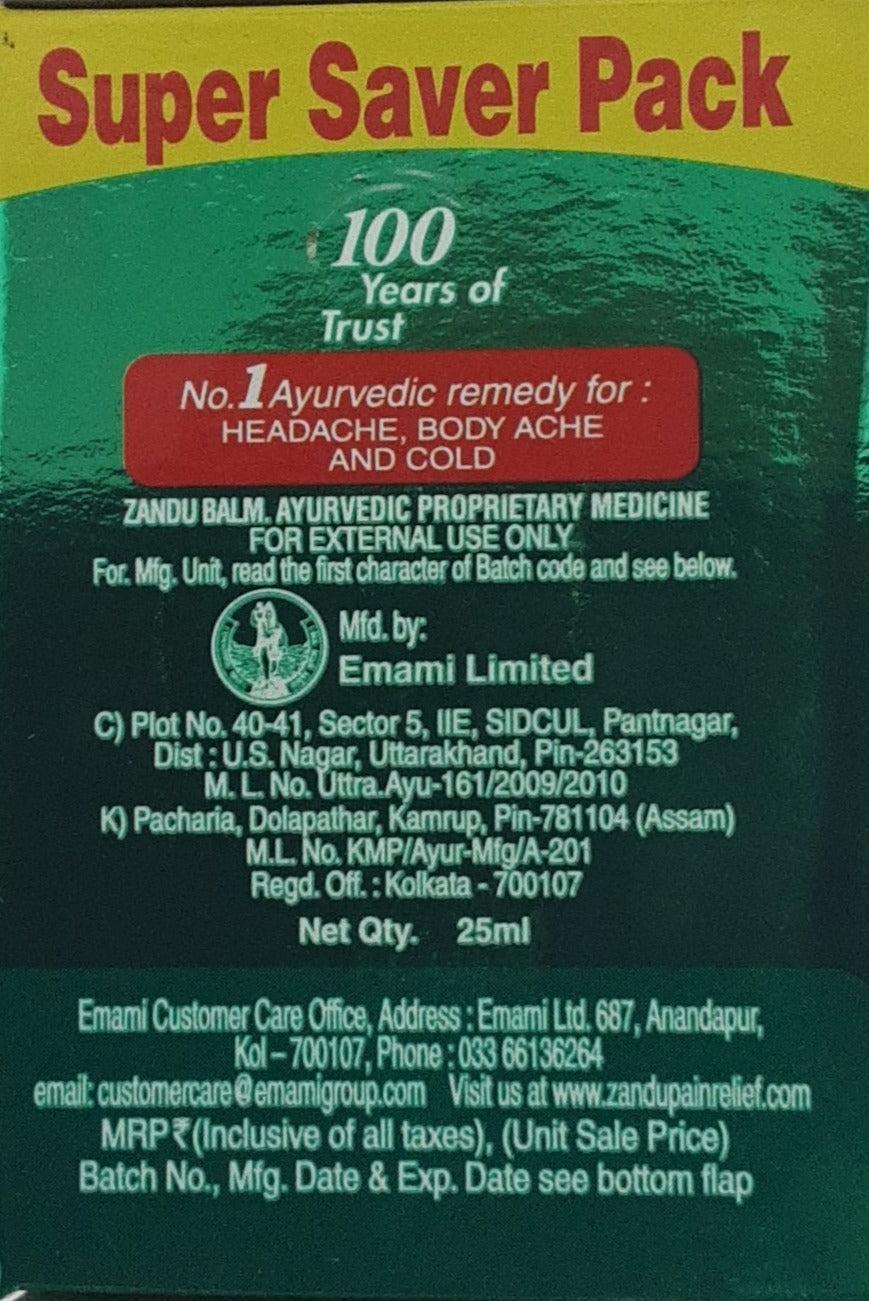 Zandu Balm 50g - Image 2