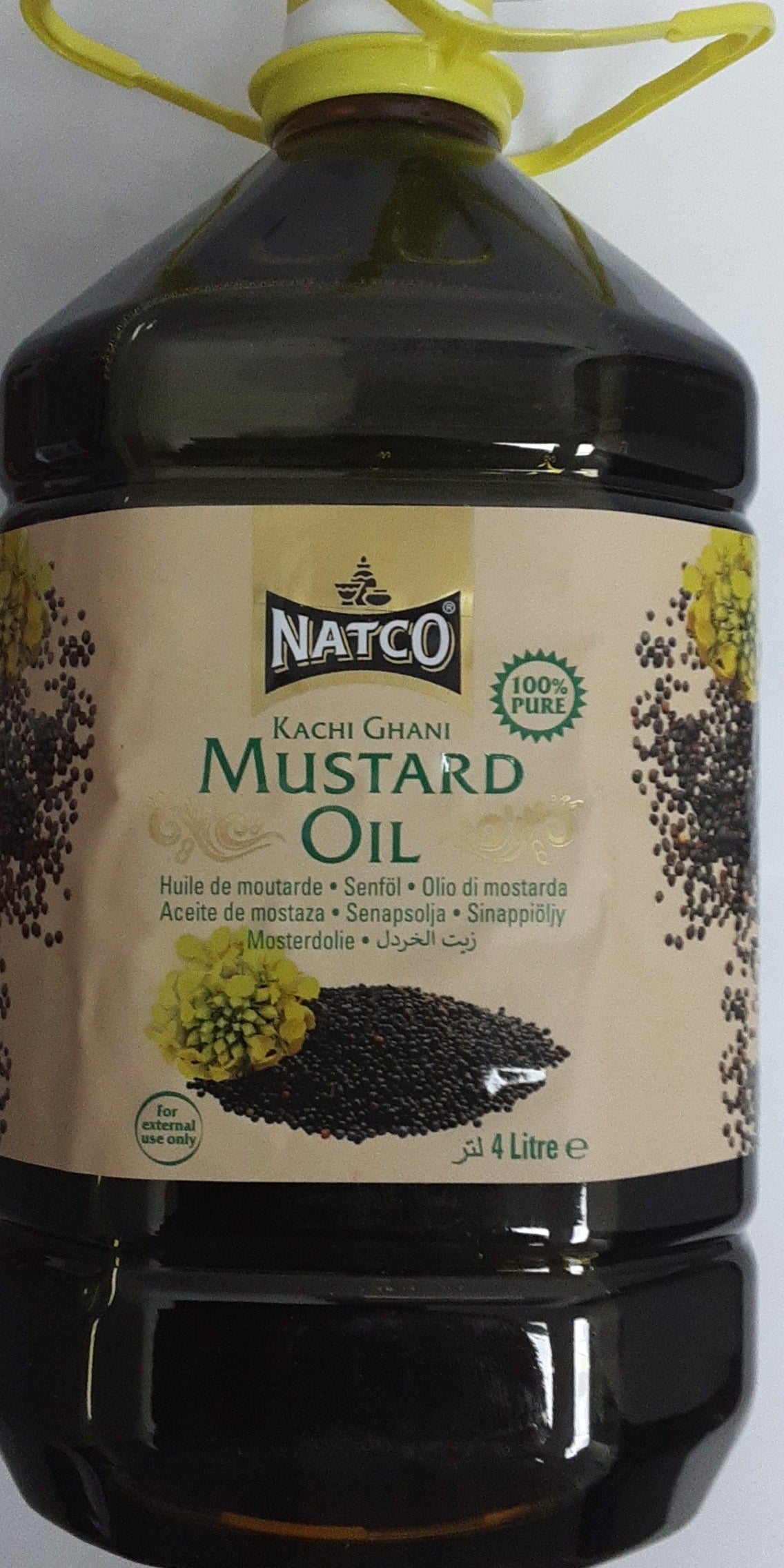 Natco Oil Mustard Pure Kachi Ghani 4ltr
