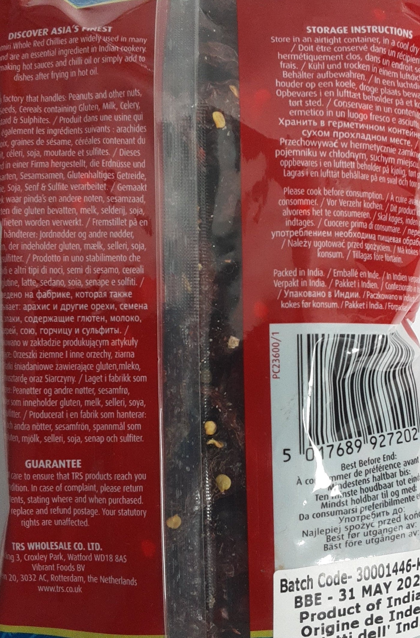 TRS Kashmiri Whole Red Chilli 150g - Image 2