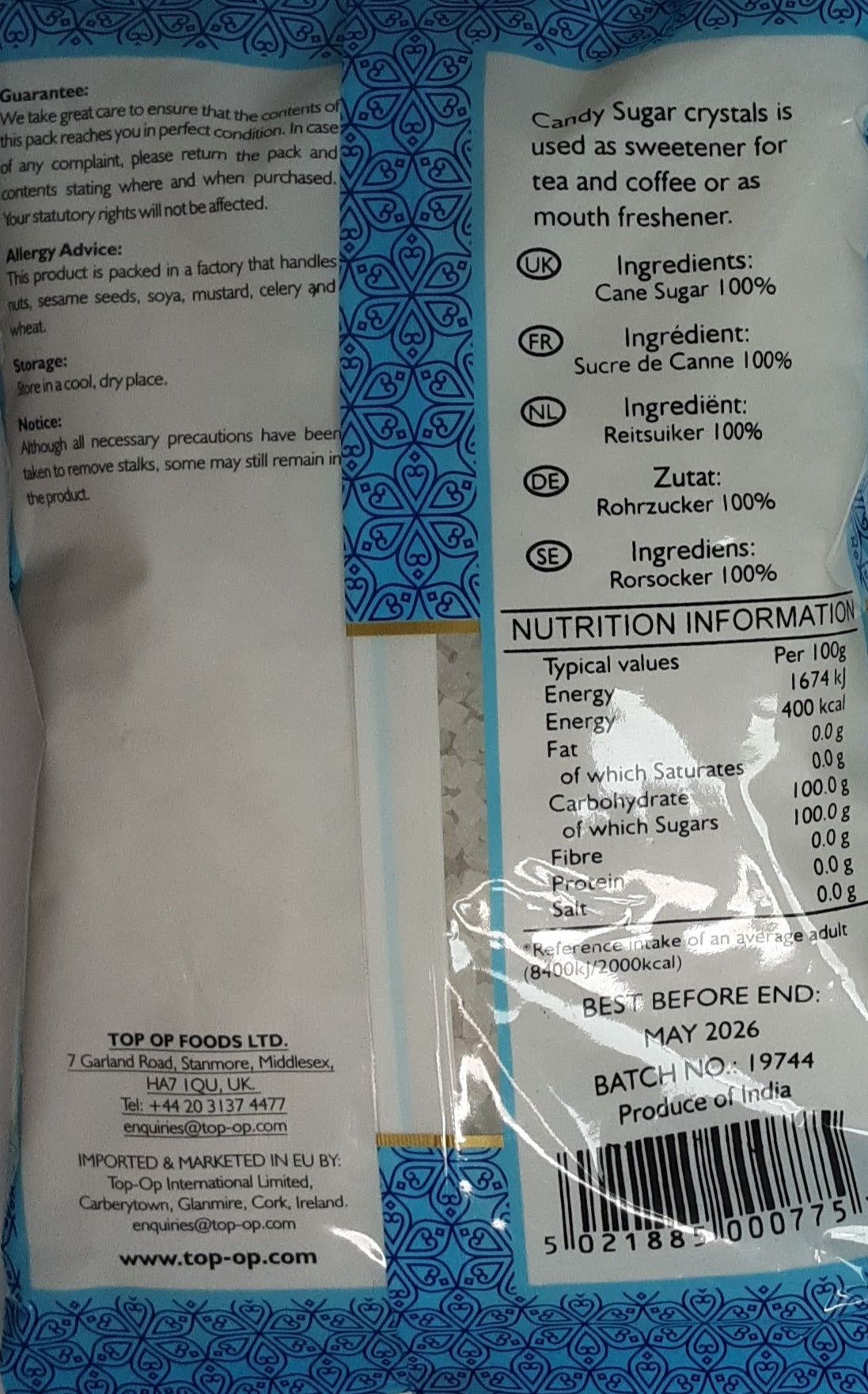 Top Op Candy Sugar Crystals 1Kg - Image 2