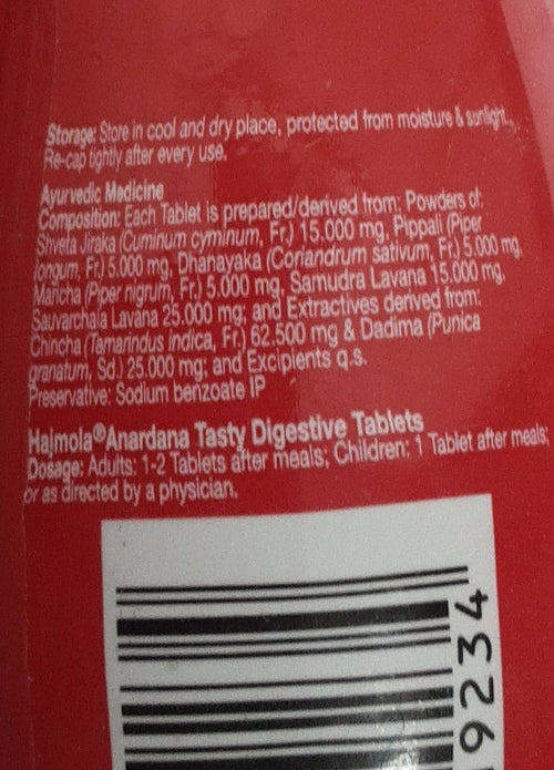 Dabur Hajmola Anardana 66g - Image 2
