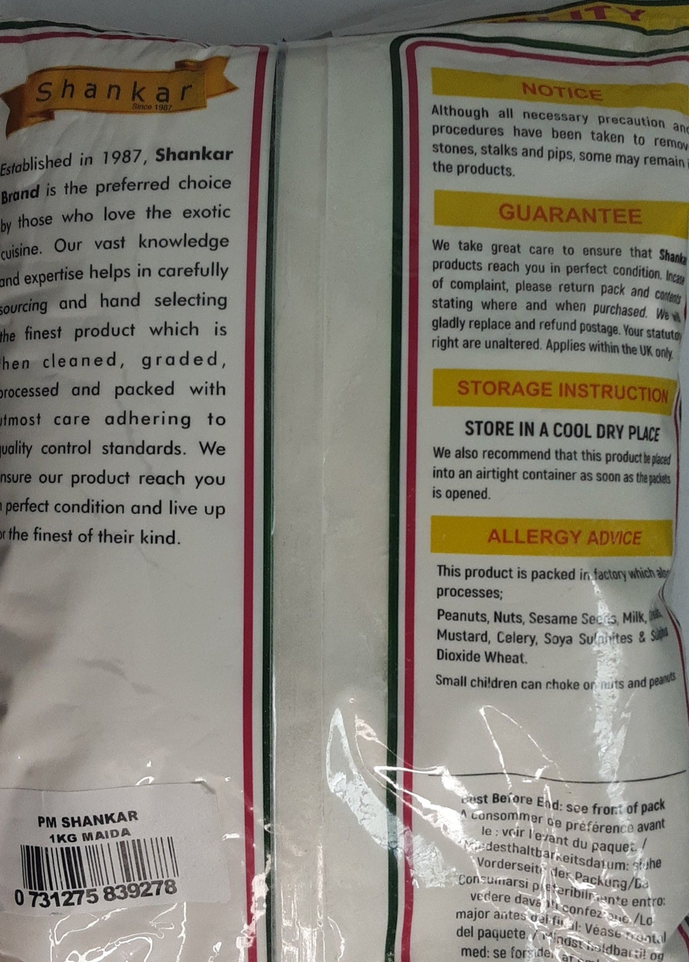 Shankar Flour Maida 1Kg - Image 2