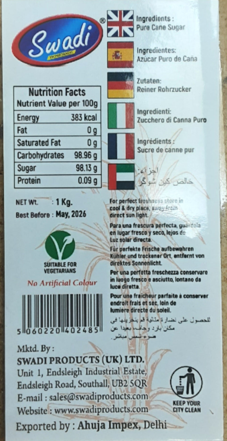 Swadi Jaggery  Powder Desi Shakkar 1kg - Image 3