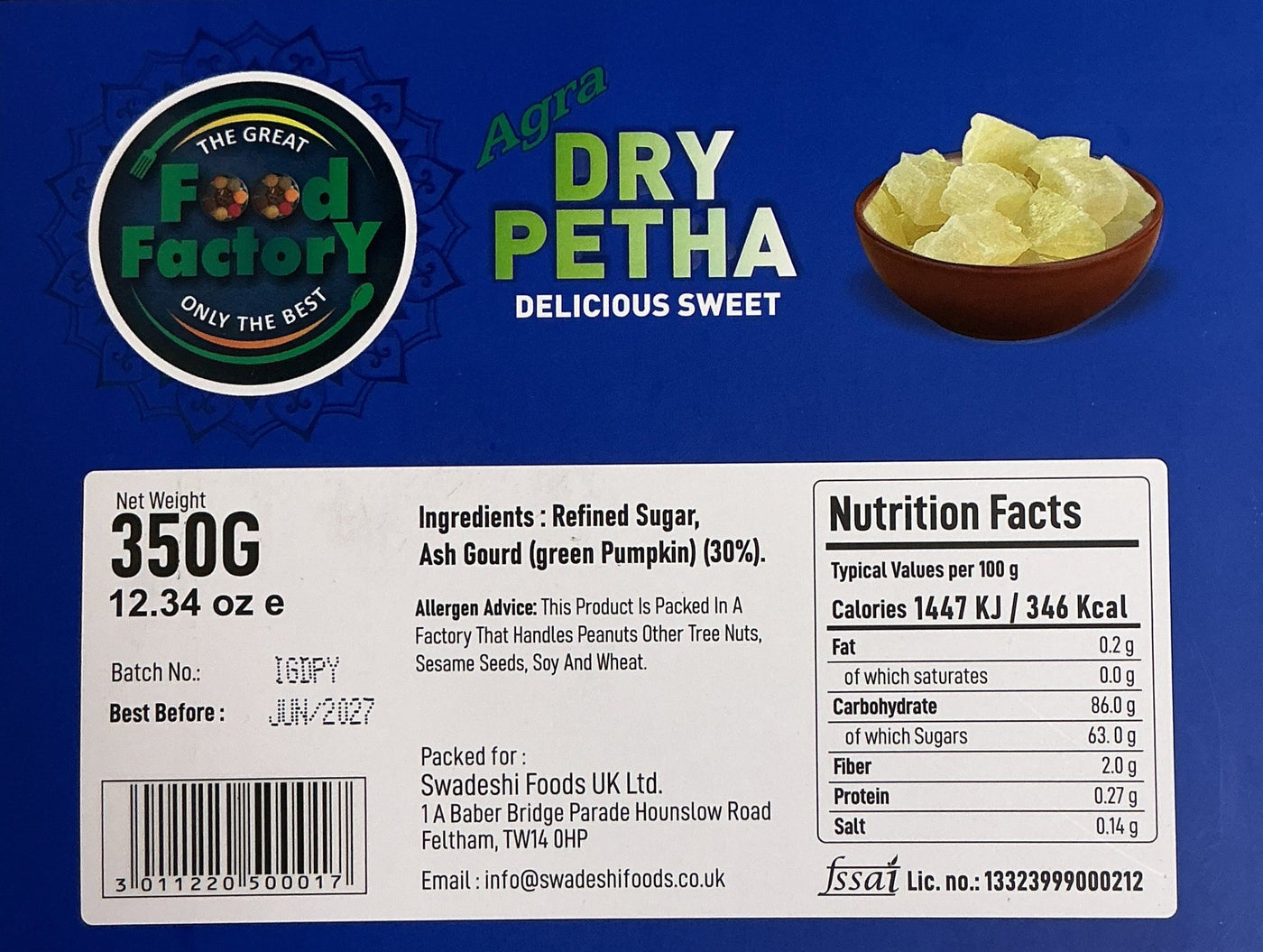 Food Factory Dry Petha 350g - Image 2