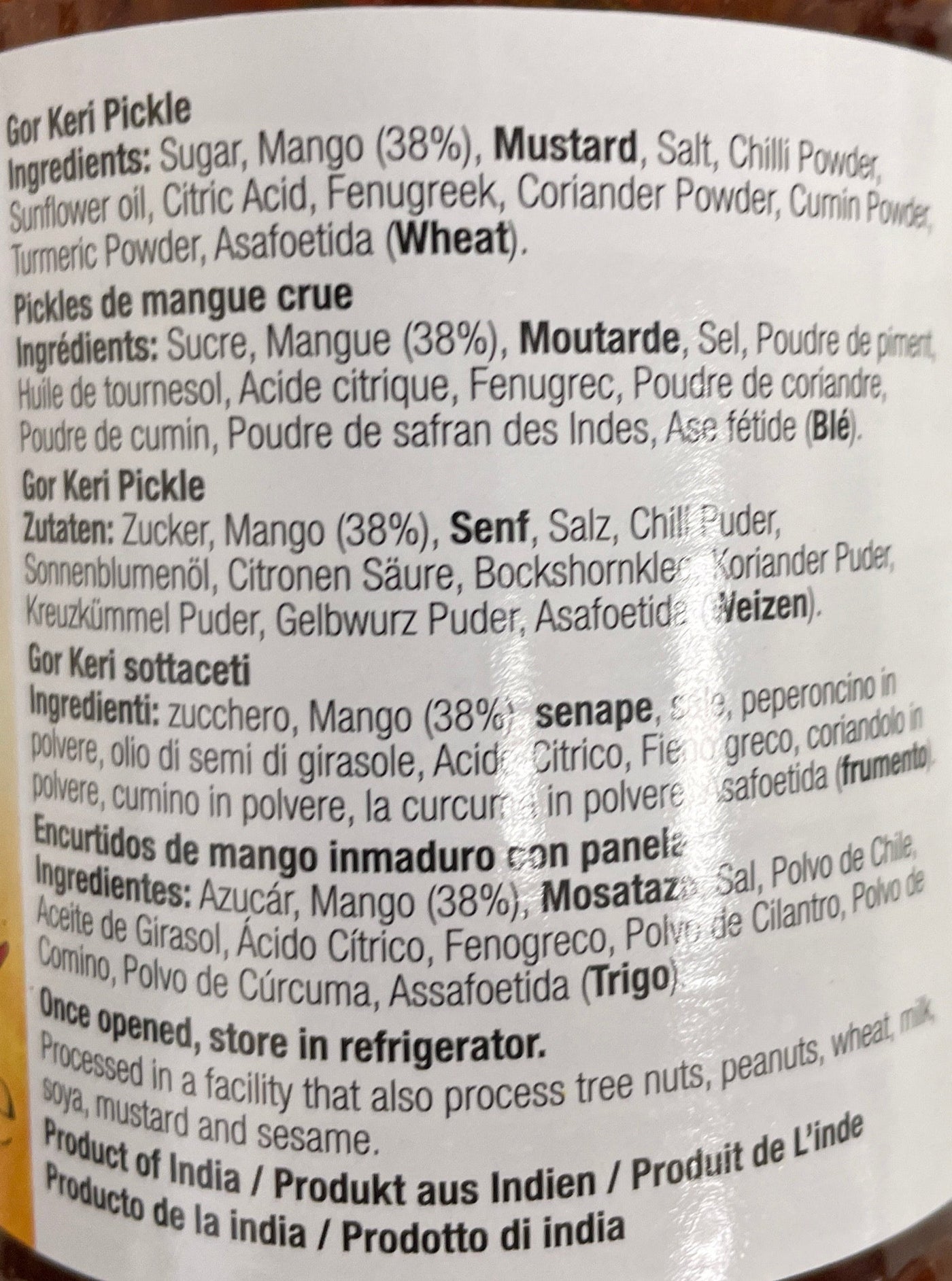 Ashoka Pickle Mango Gor Keri 575g - Image 2