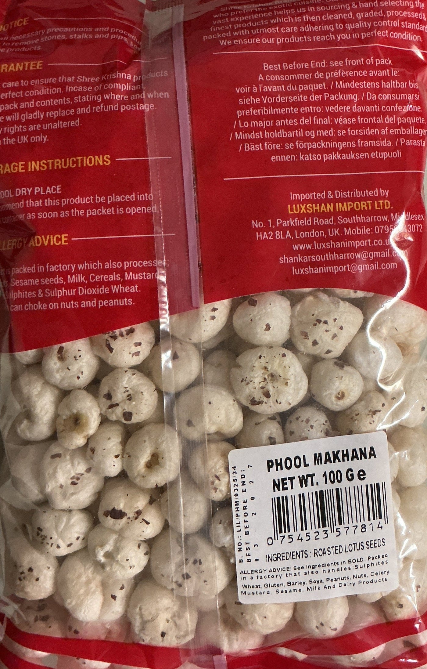 Shree Krishna Phool Makhana 100g - Image 2