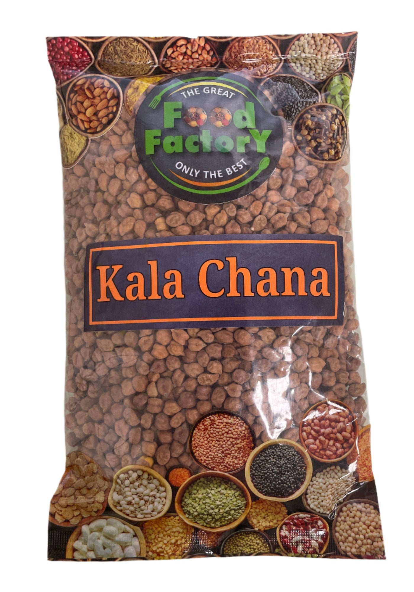 Food Factory Chick Peas Kala Chana  500g