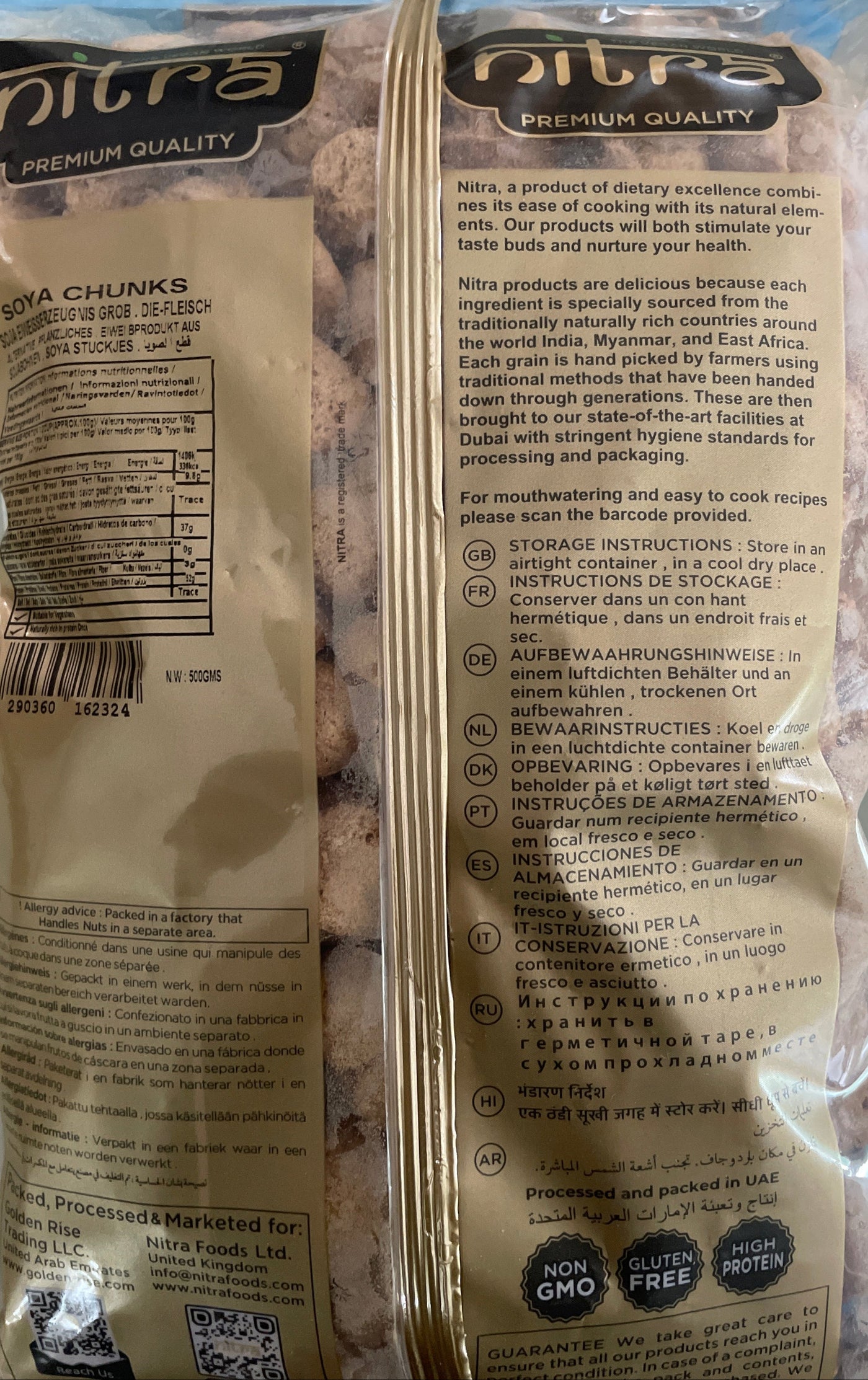 Nitra Soya Chunks 500g - Image 2