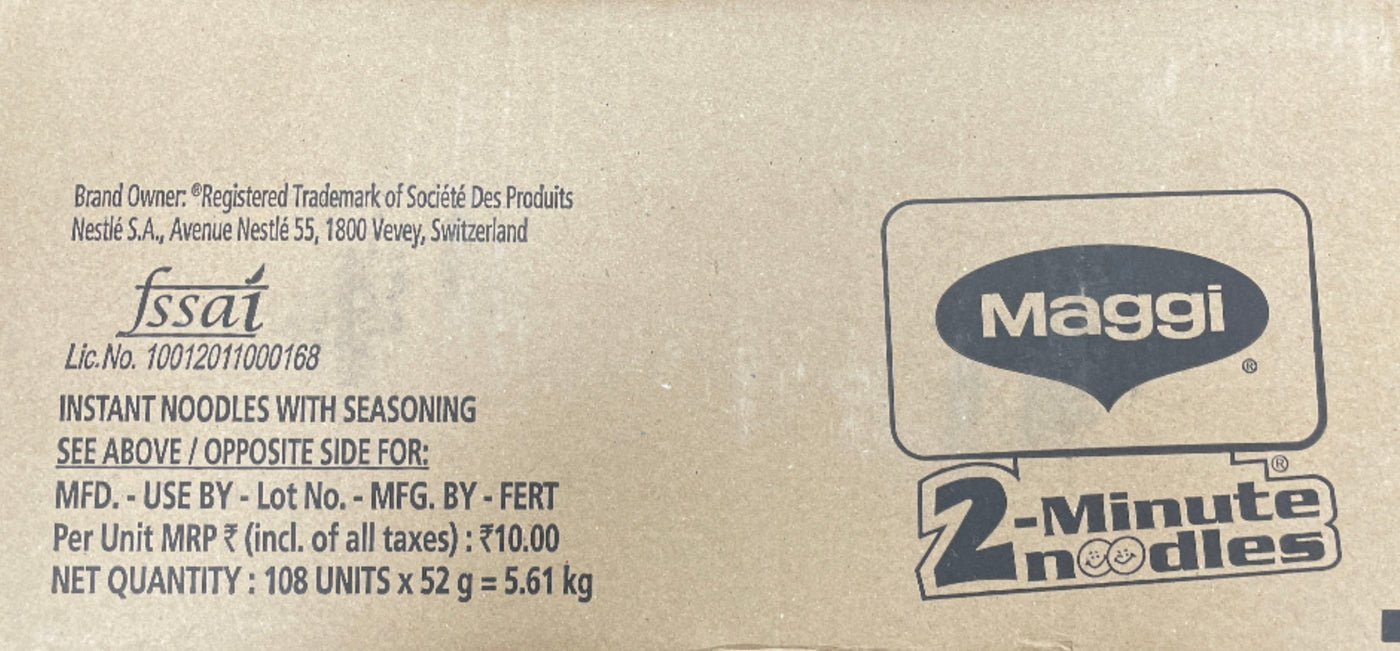 Maggi Masala Noodles Box 52g X 108pcs