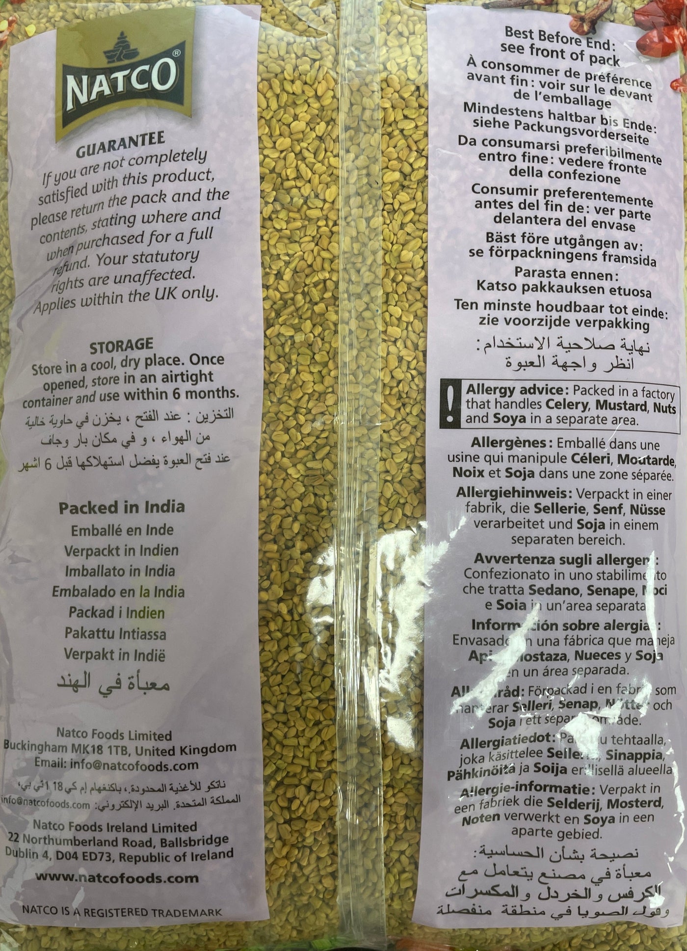 Natco Methi Fenugreek Seeds 2Kg - Image 2