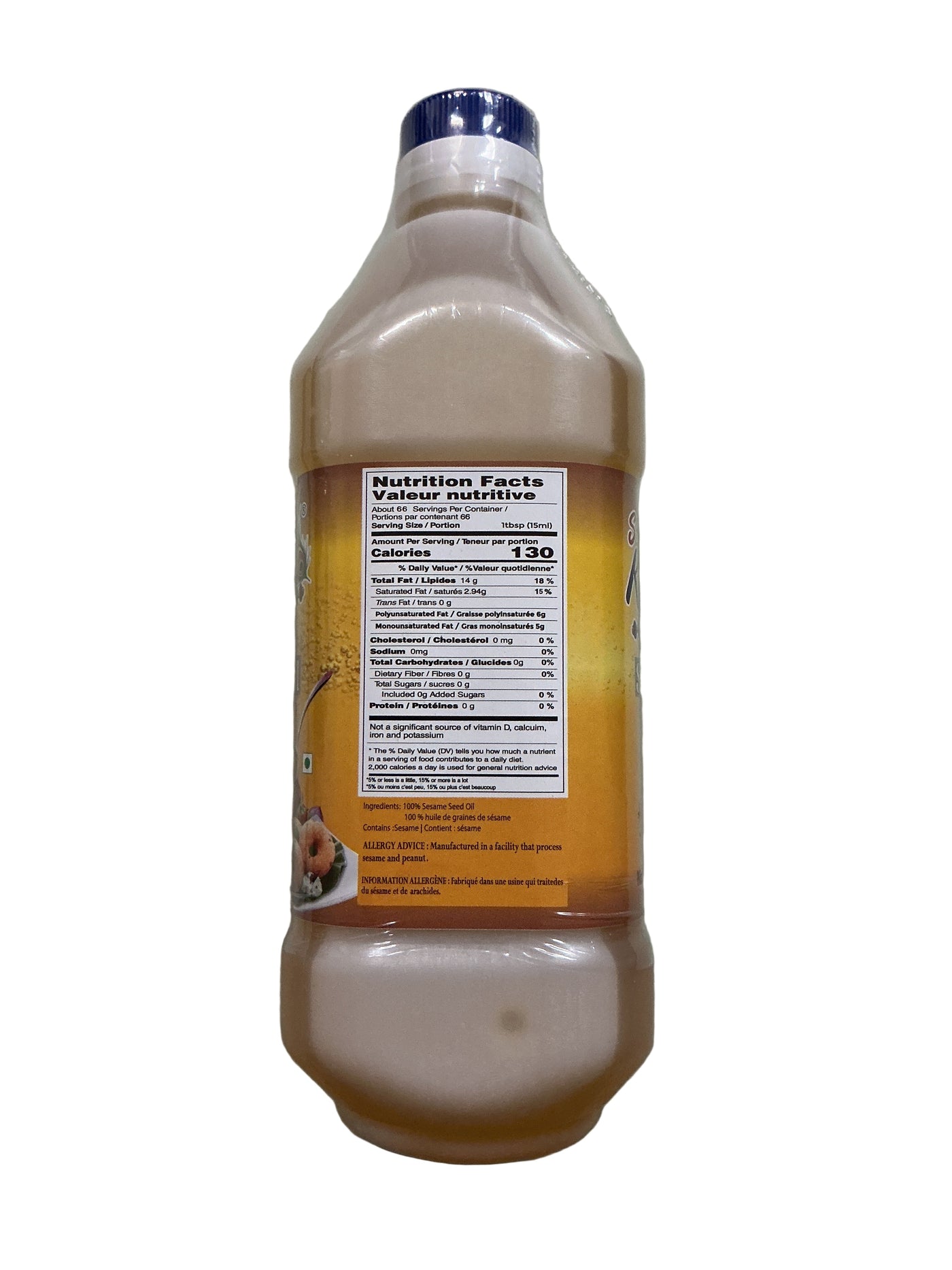 Shree Krishna Cold Pressed Sesame Oil 1Ltr - Image 2