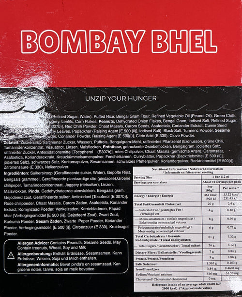 Chitale Bandhu Binge Bar Bombay Bhel 10x12g - Image 2