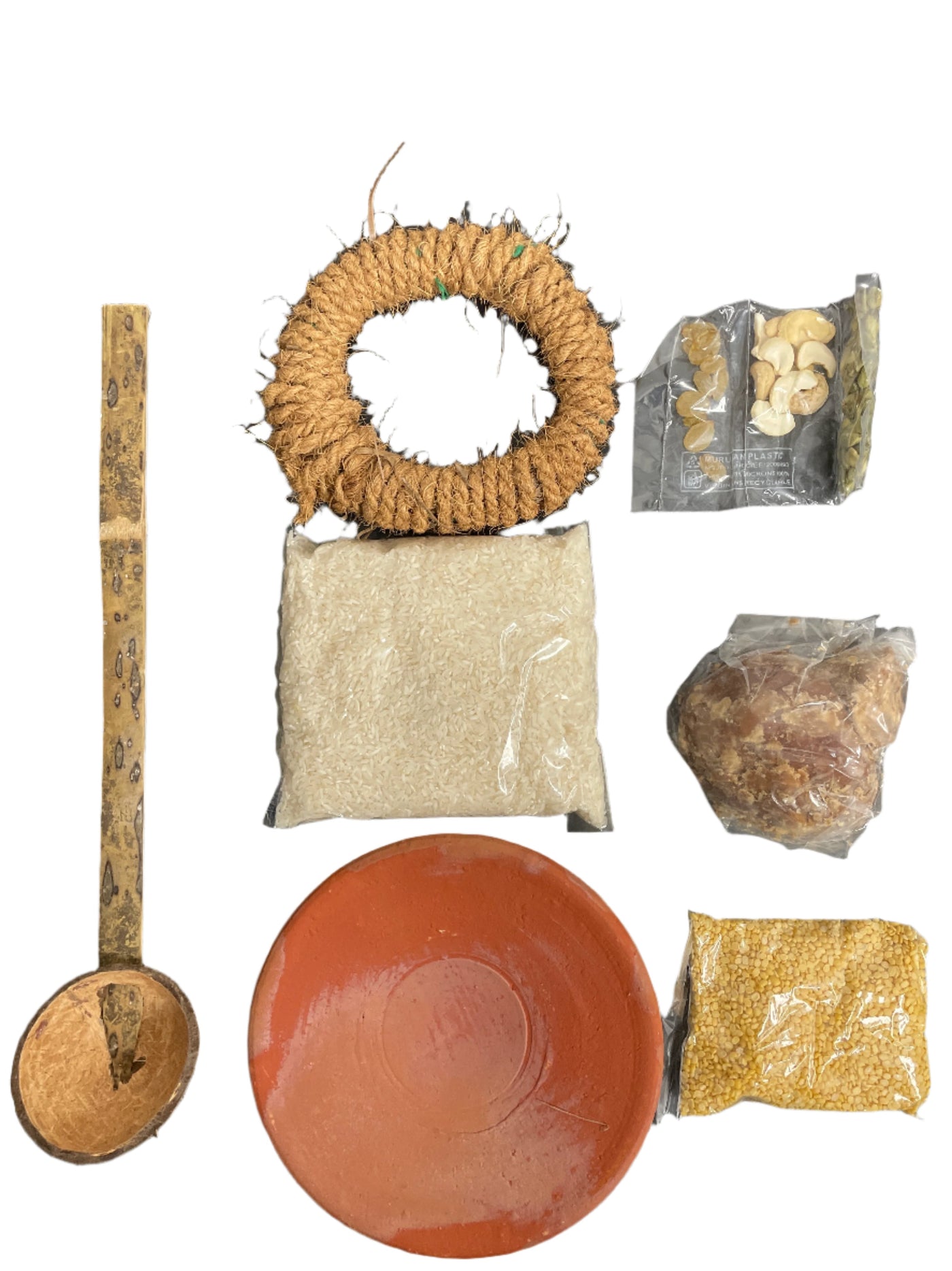 Pongal Kit Clay Hand Made Mun Panai - Image 3