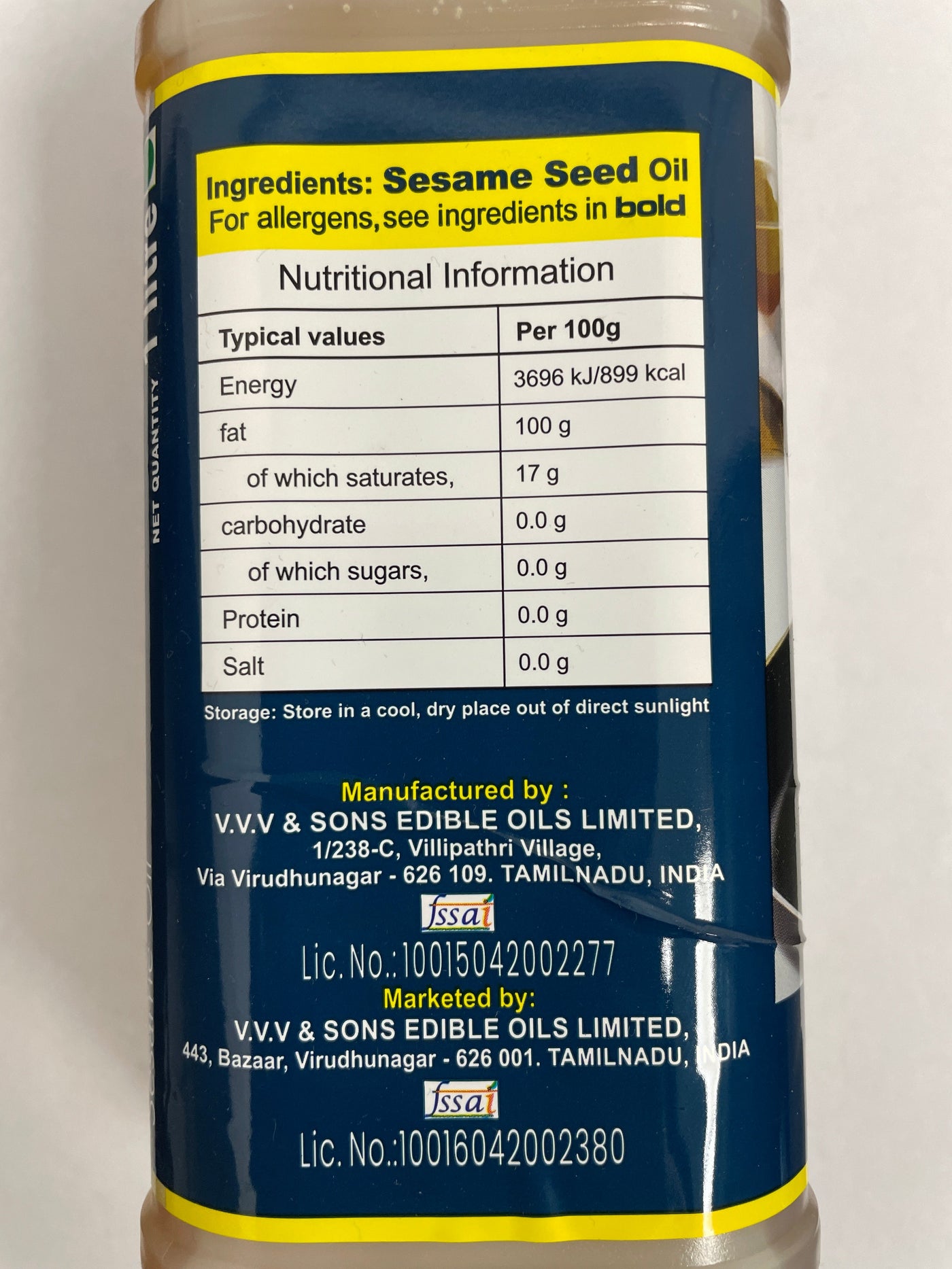 Idhayam Oil Sesame Oil 1ltr - Image 2