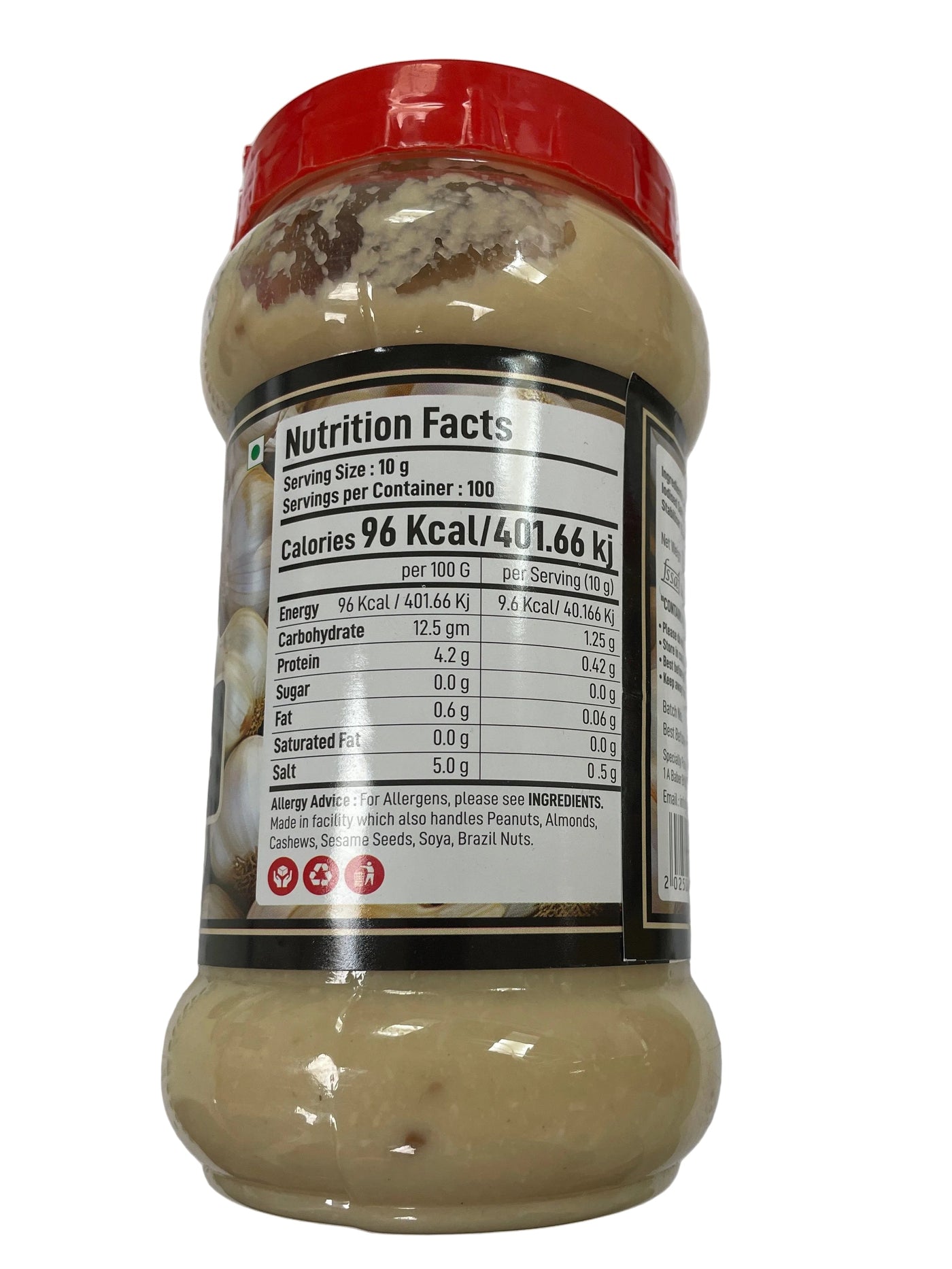 Food Factory Paste Garlic 1kg - Image 2