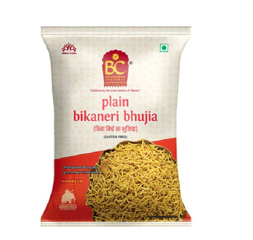 Bhikharam Chandmal Bikaneri Bhujia Plain Gluten Free 200g Mix & Match Buy 1 Get 1 Pack Free