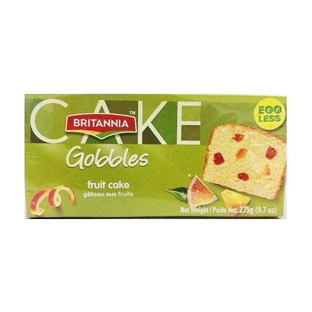 Britannia Fruit Cake Gobbles Eggless 275g PM