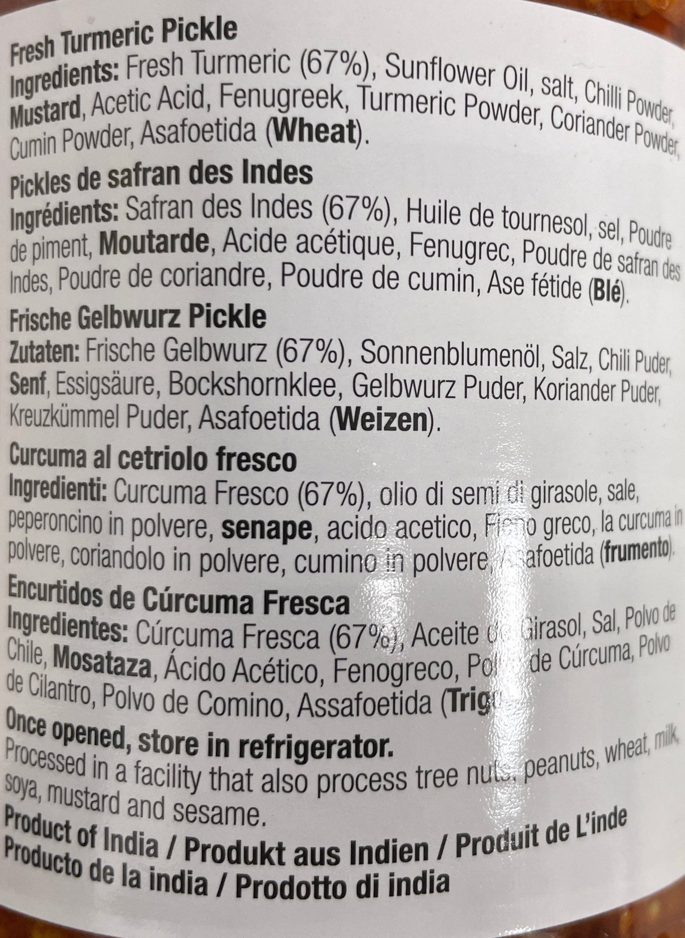 Ashoka Pickle Fresh Turmeric 500g - Image 2