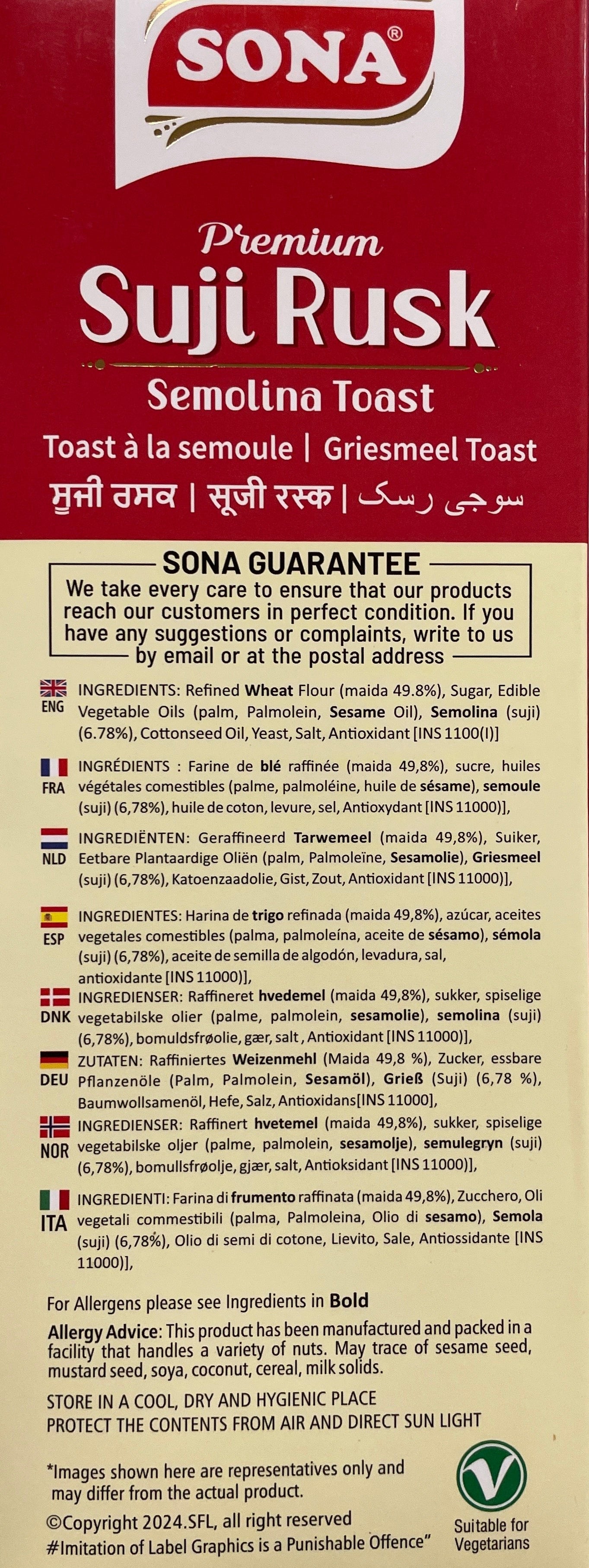 Sona Rusk Suji 600g - Image 2