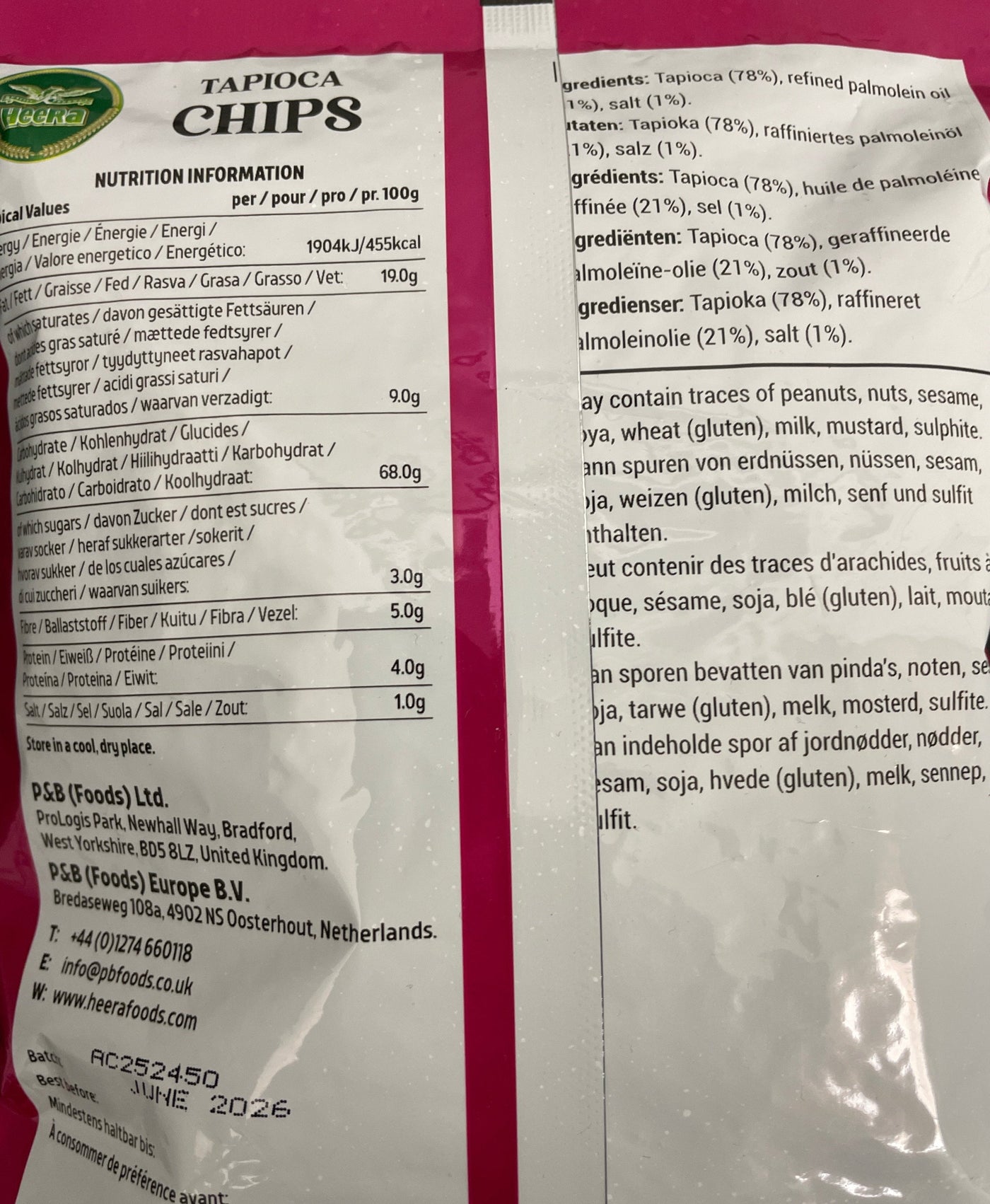 Heera Tapioca Chips  100g - Image 2