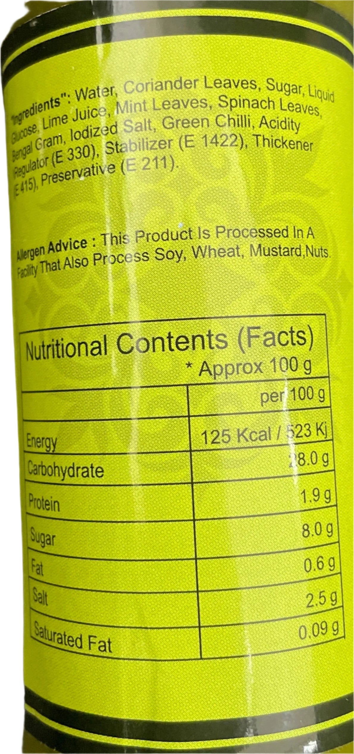 Food Factory Chutney Mint Coriander 200g - Image 2