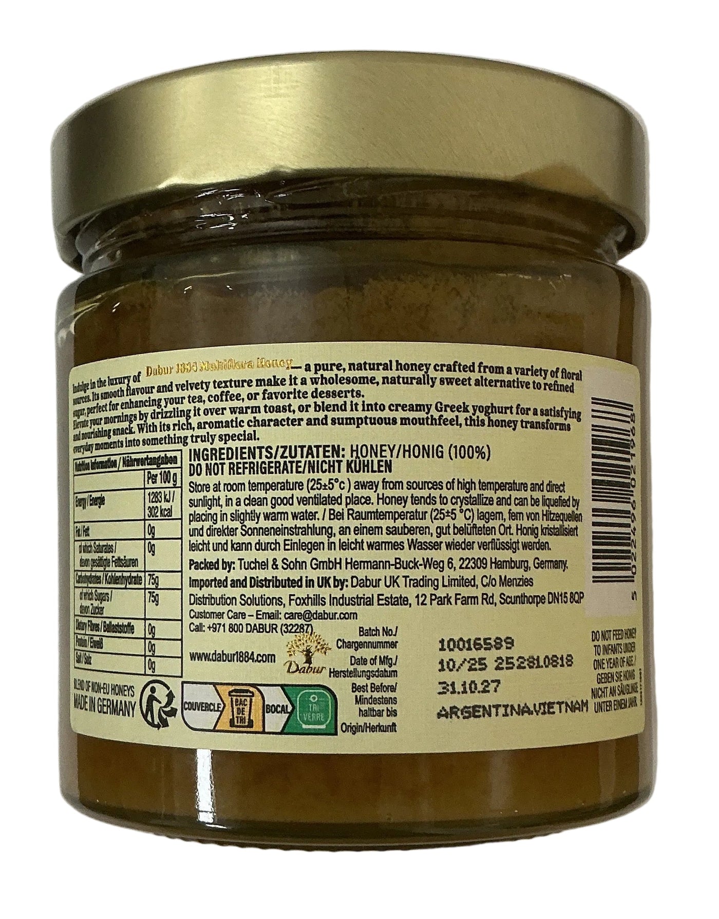 Dabur Multiflora Honey 500g - Image 2