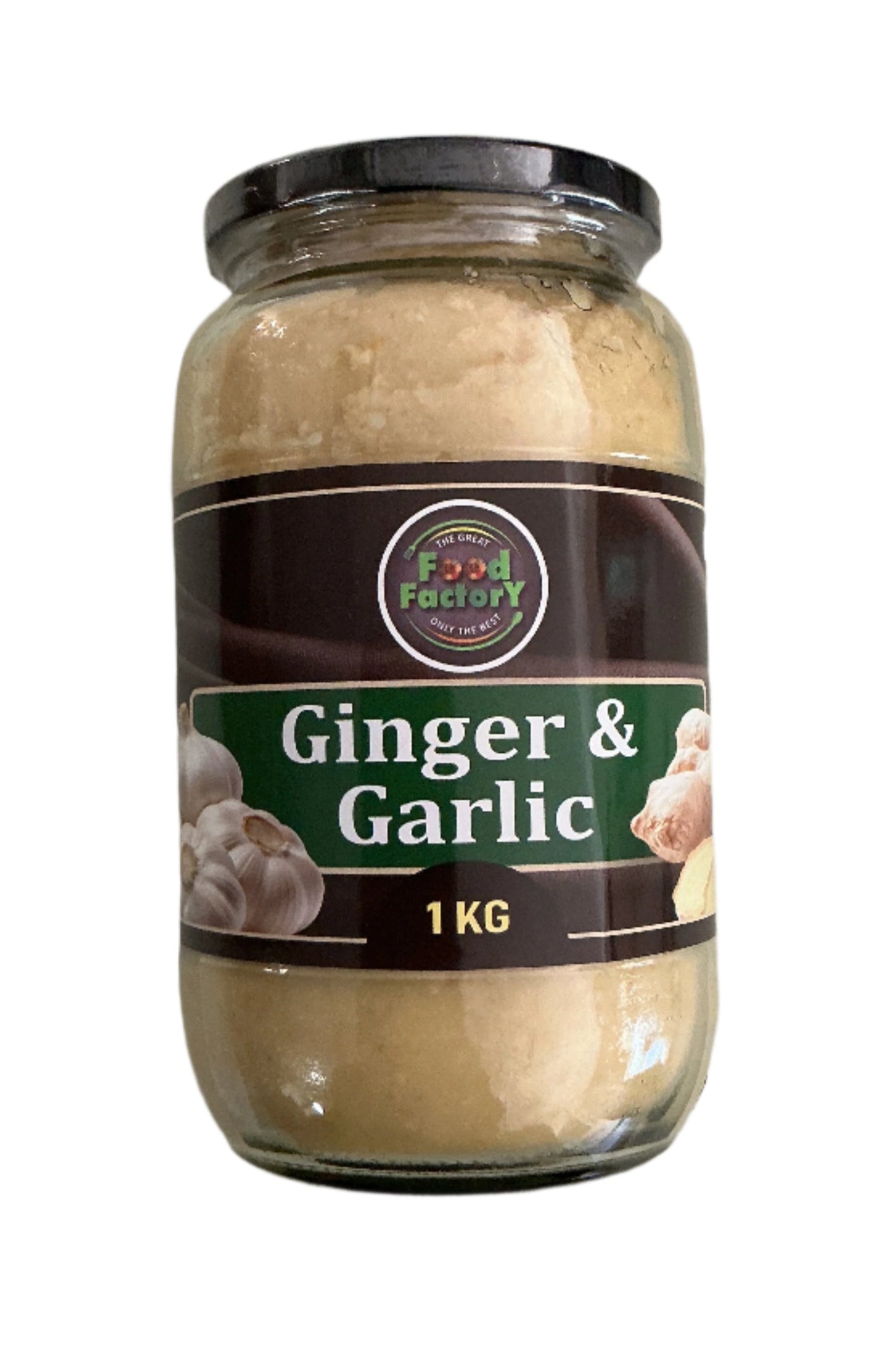 Food Factory Ginger & Garlic Paste In Glass Jar 1Kg