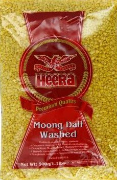Heera Lentils Moong Dall Washed 500g