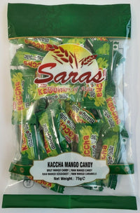 Saras Candy Kaccha Mango 75g