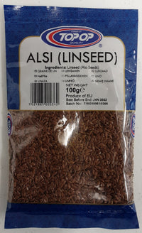 Top Op Alsi Linseed Alsi Seeds 100g