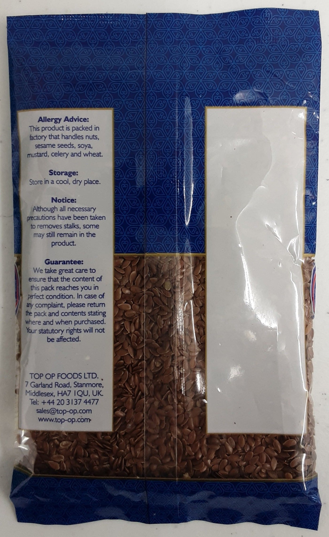 Top Op Alsi Linseed Alsi Seeds 100g - Image 2