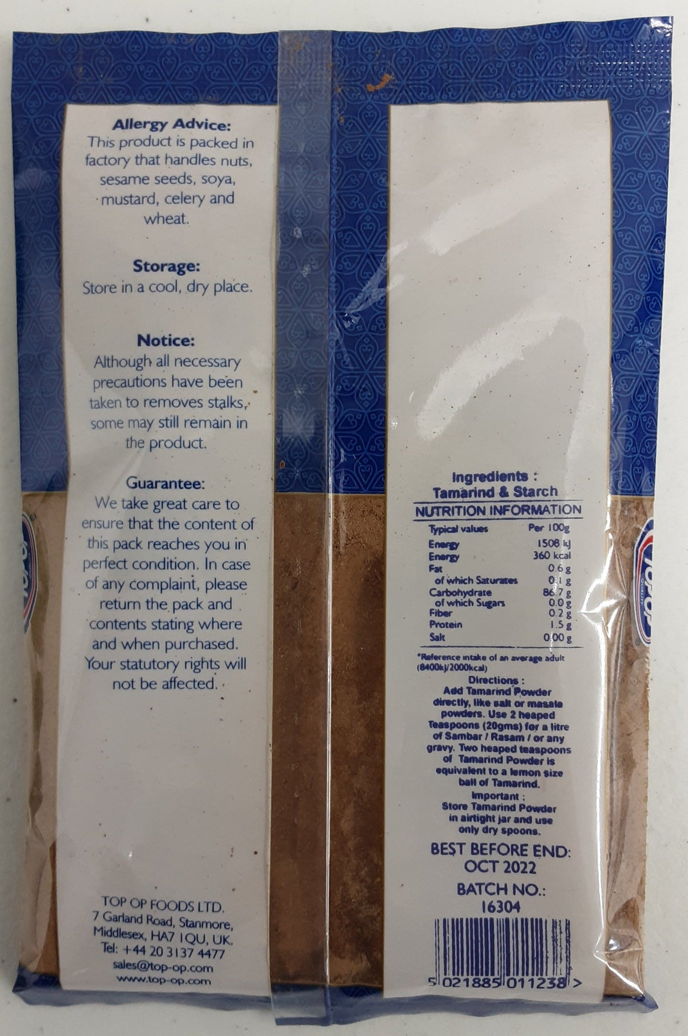 Top Op Tamarind Powder 100g - Image 2