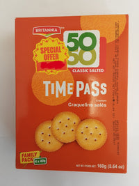 Britannia 5050 Crackers Time Pass Salted 164g