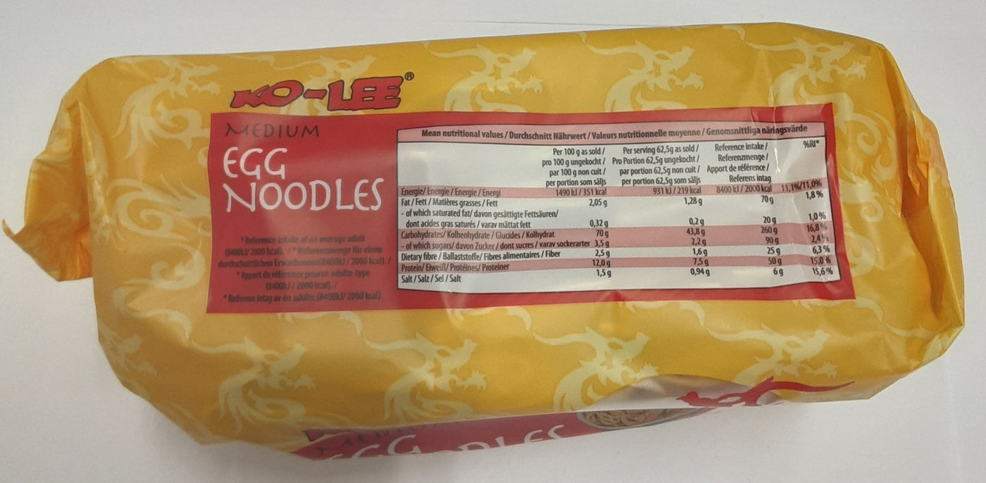 Ko Lee Egg Noodles Medium 375g - Image 2