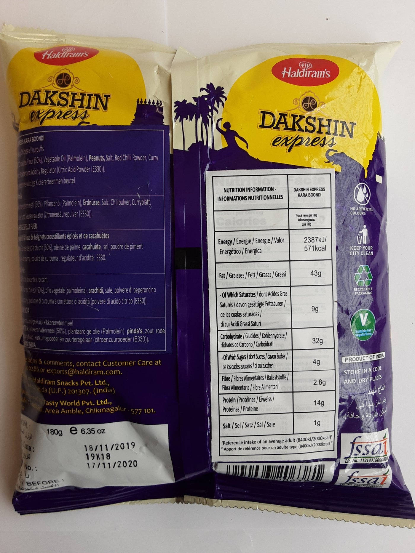 Haldirams Dakshin Express Kara Boondi 180g PM - Image 2