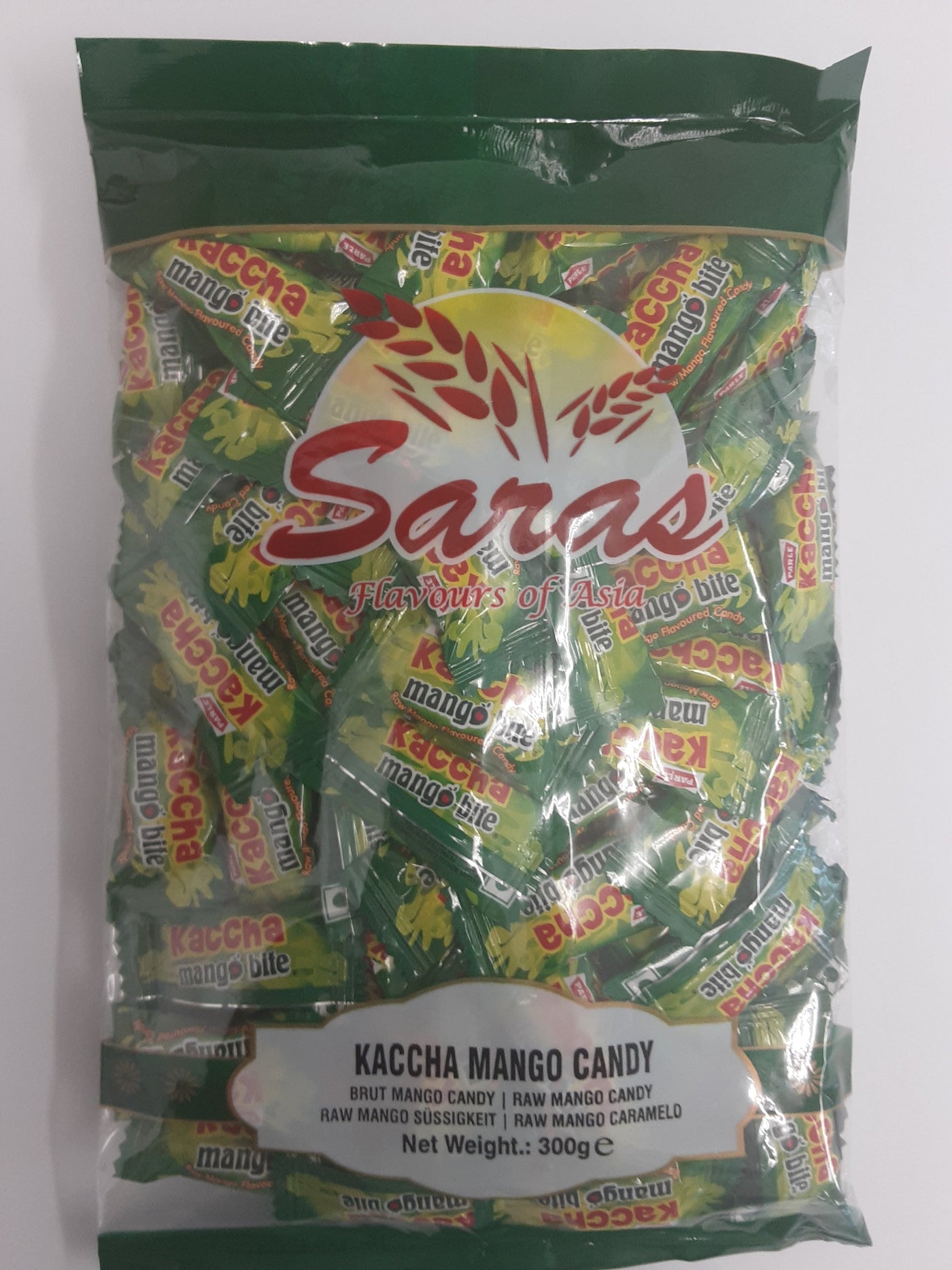 Saras Candy Kacha Mango 300g
