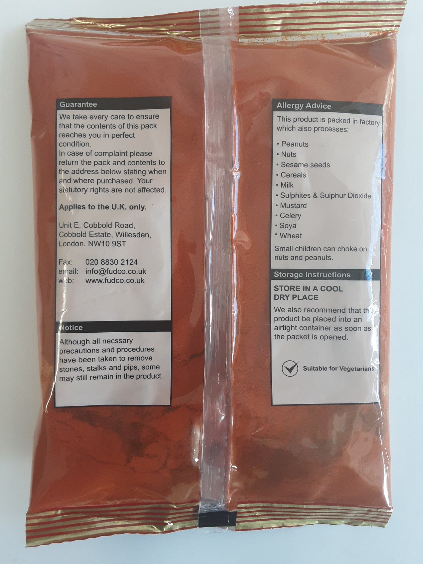 Fudco Kashmiri Chilli Powder Mild 250g - Image 2