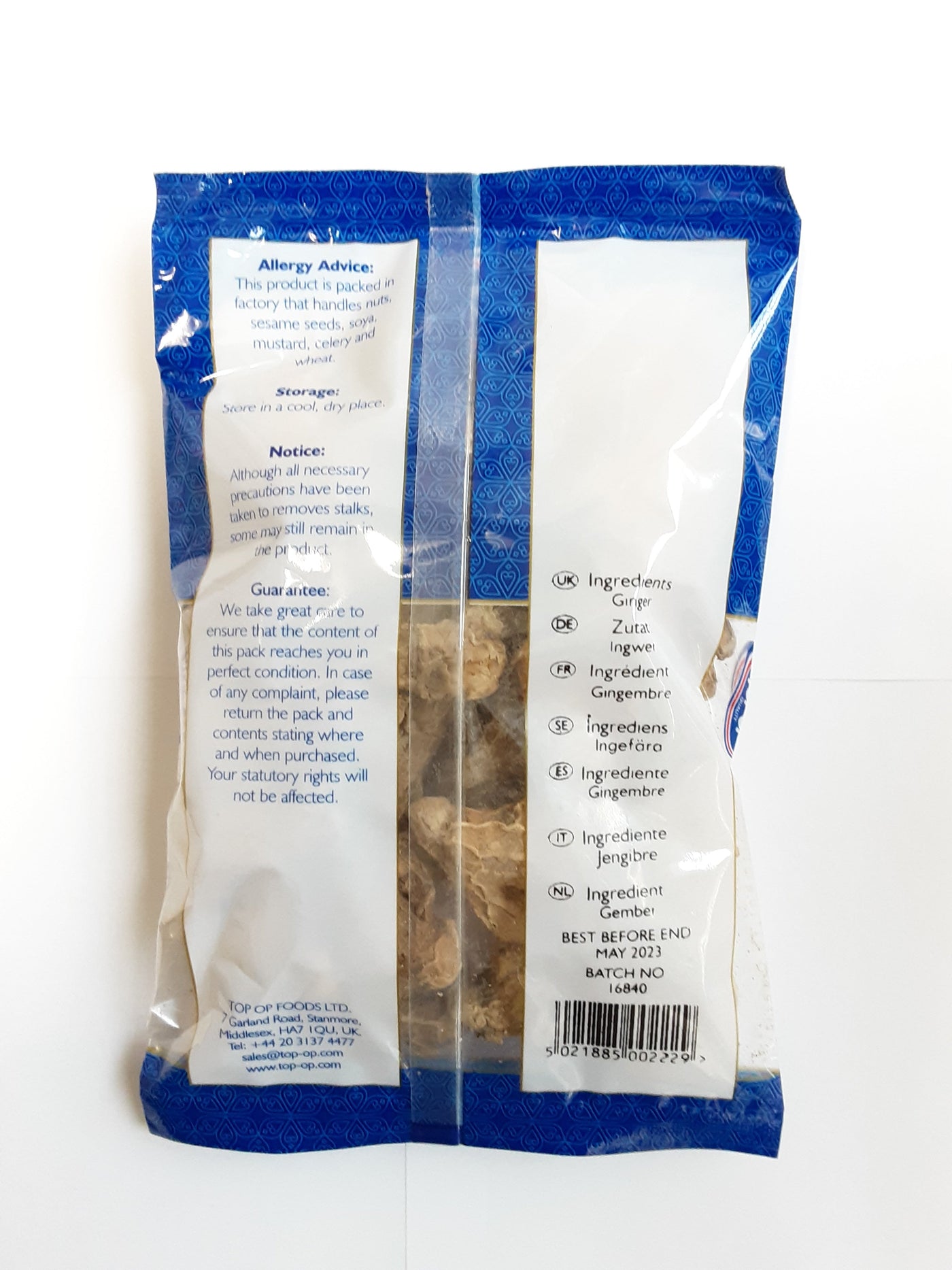 Top Op Ginger Whole Sundh 100g - Image 2