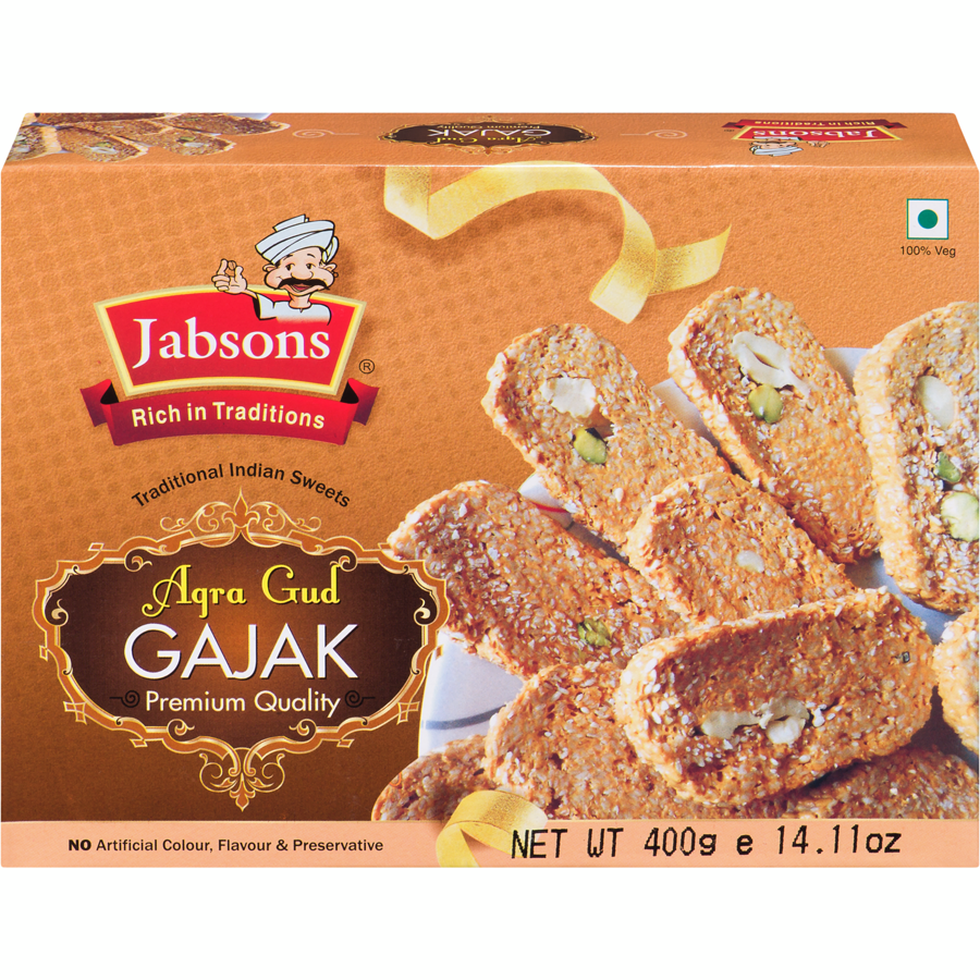 Jabsons Sweets Agra Gud Gajak 400g