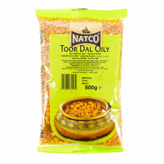 Natco Lentils Toor Dall Oily 500g