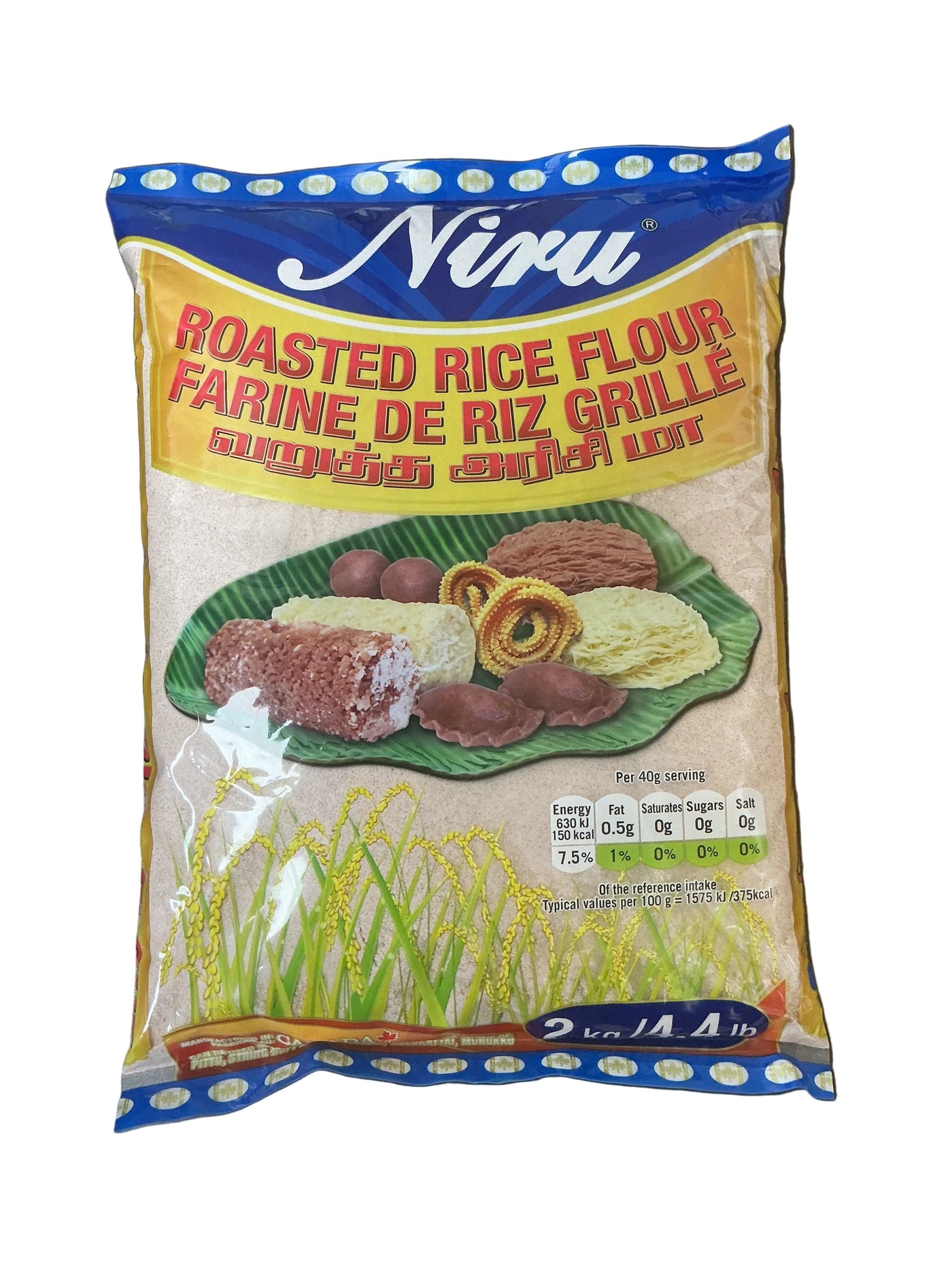 Niru Flour Red Rice Roasted 2Kg