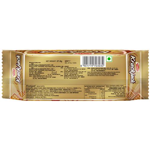 Parle Krackjack Sweet & Salty Crackers 60g 3 For 99p - Image 2