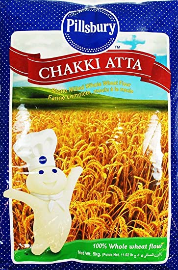 Pillsbury Flour Chakki Whole Wheat Atta 5kg