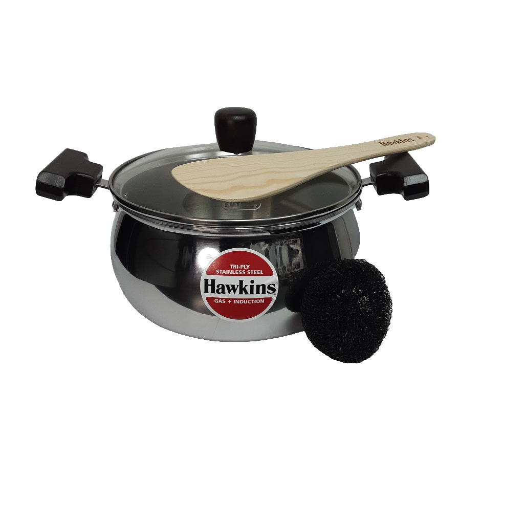 Hawkins Stainless Steel Handi 4Litre - Image 3