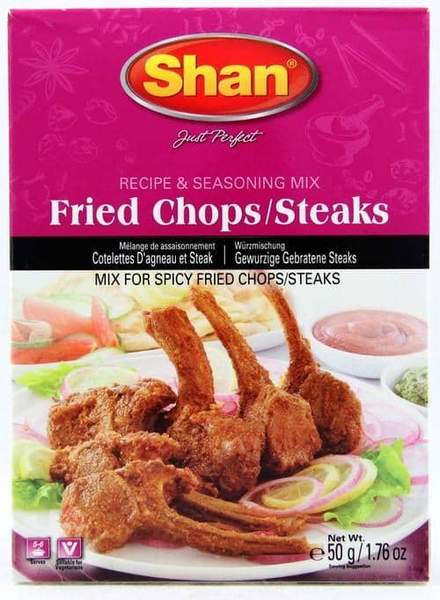 Shan Masala Fried Chops Steaks 50g Mix & Match Any 2 For £2.60