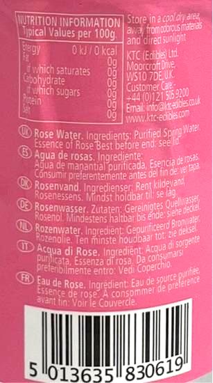 KTC Rose water 450ml - Image 2