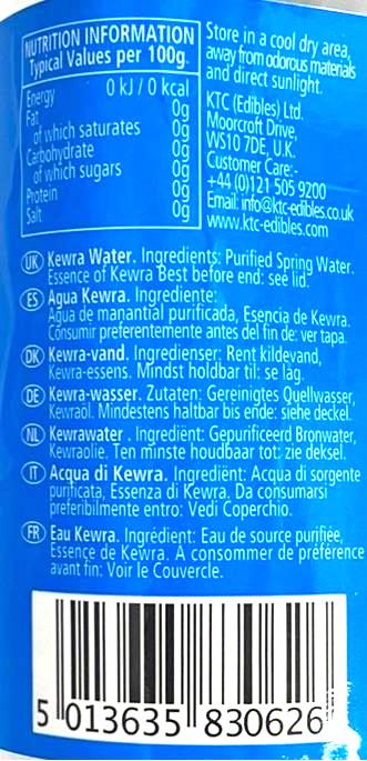 KTC Kewra Water 450ml - Image 2