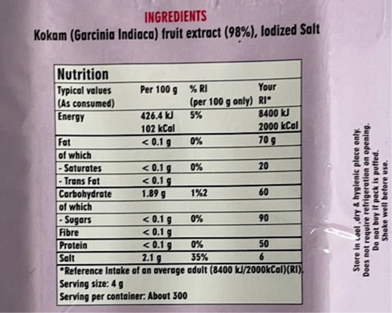Pandit Foods Kokam Agal 1kg - Image 2