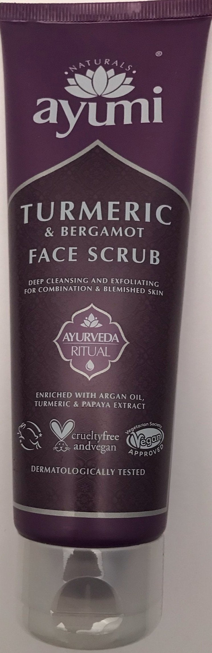 Ayumi Turmeric & Bergamot Face Scrub 125ml