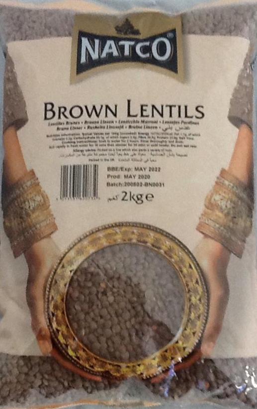 Natco Lentils Brown Dall 2kg